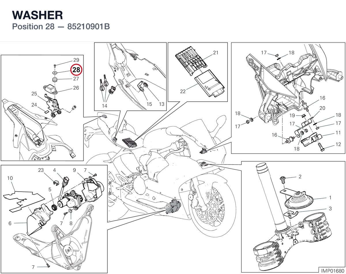WASHER 85210901B diagram position