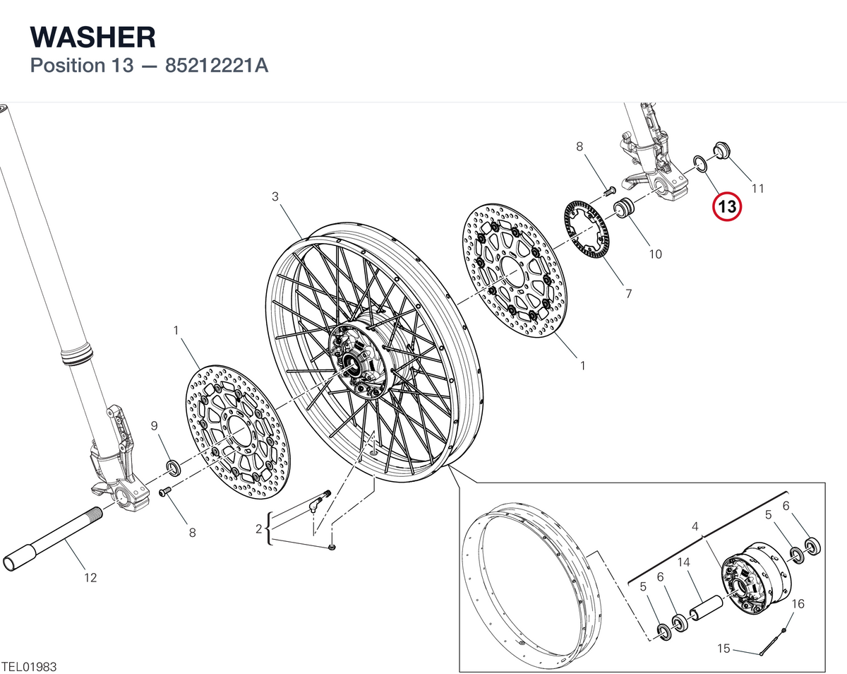 WASHER 85212221A diagram position