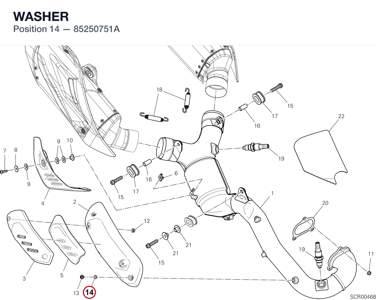 WASHER 85250751A diagram position