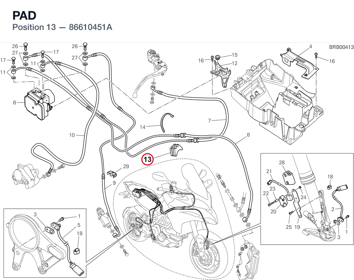 PAD 86610451A diagram position