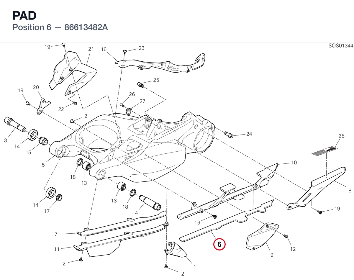 PAD 86613482A diagram position
