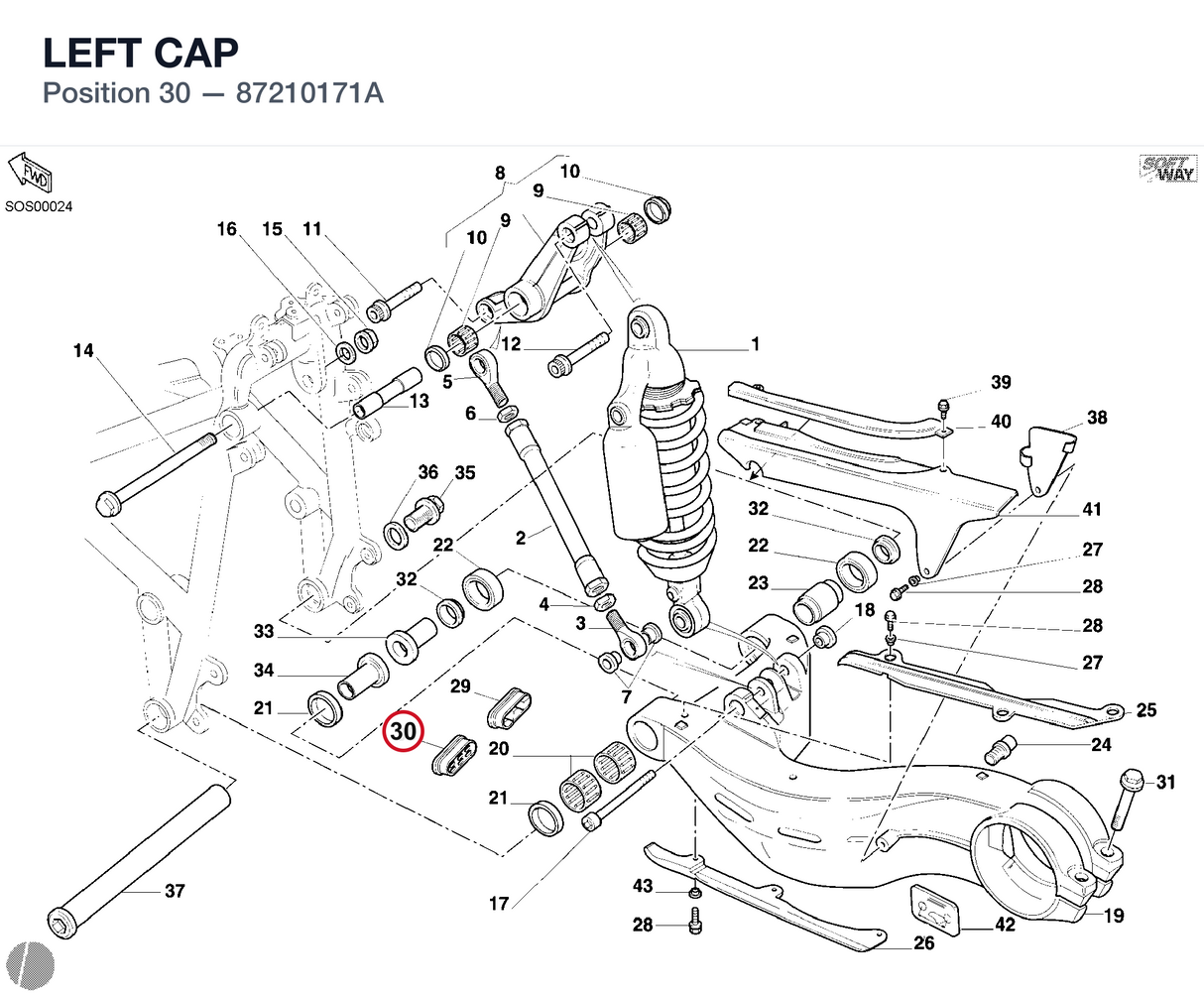 LEFT CAP