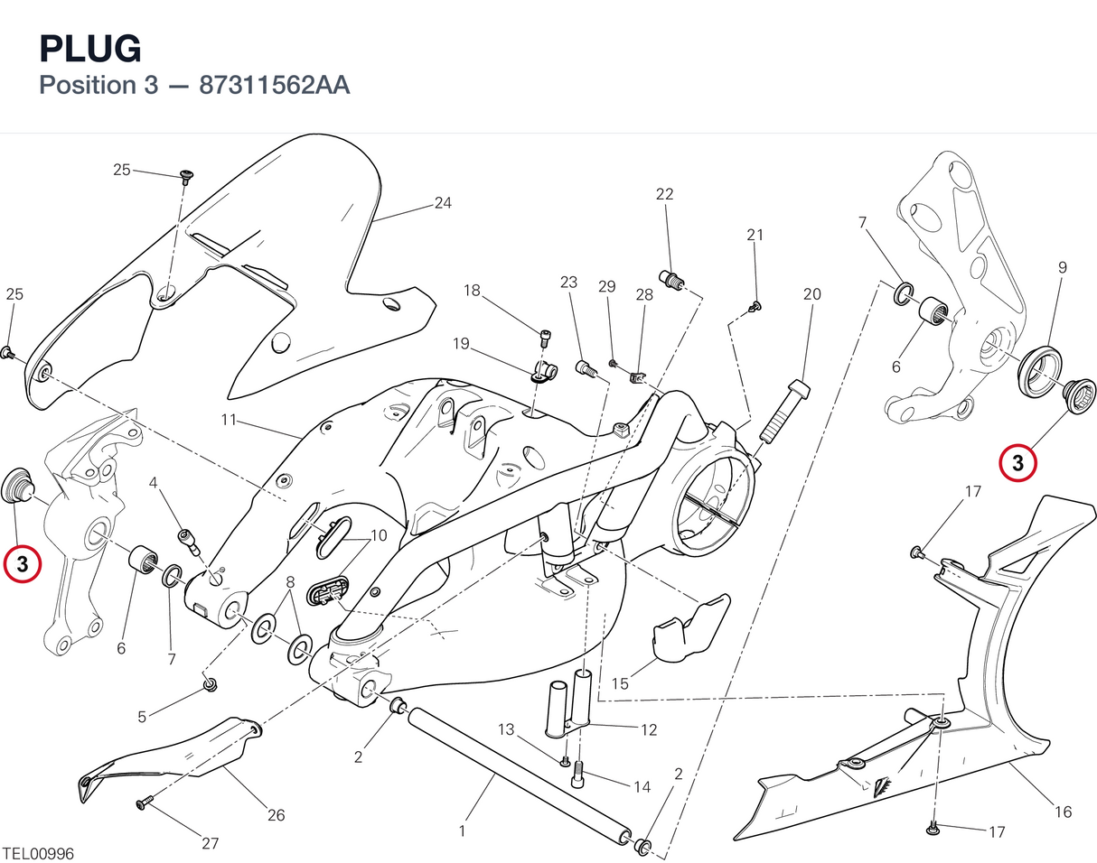 PLUG 87311562AA diagram position