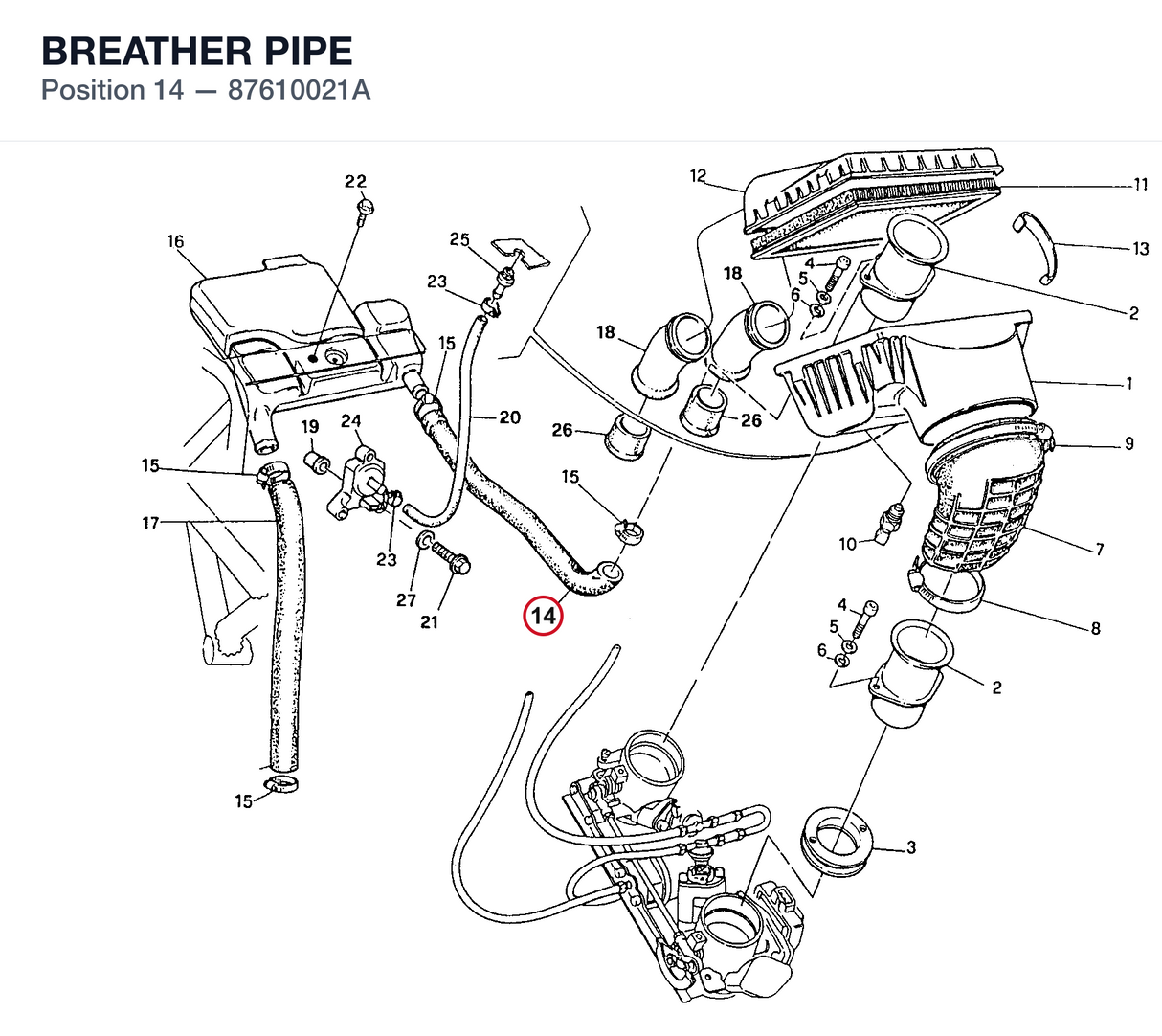 BREATHER PIPE