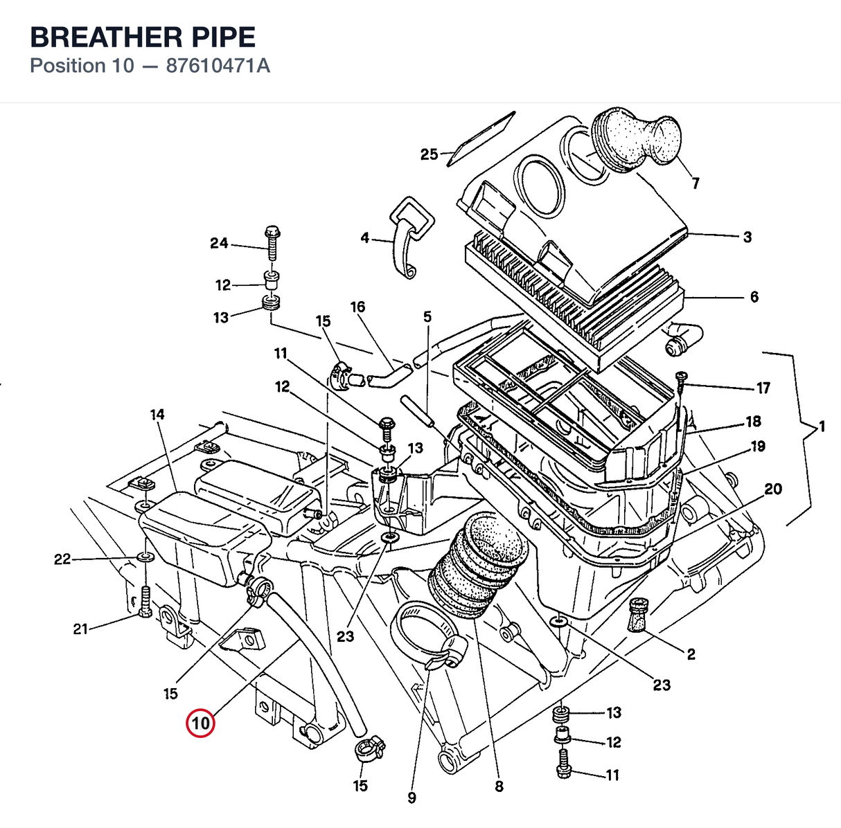 BREATHER PIPE