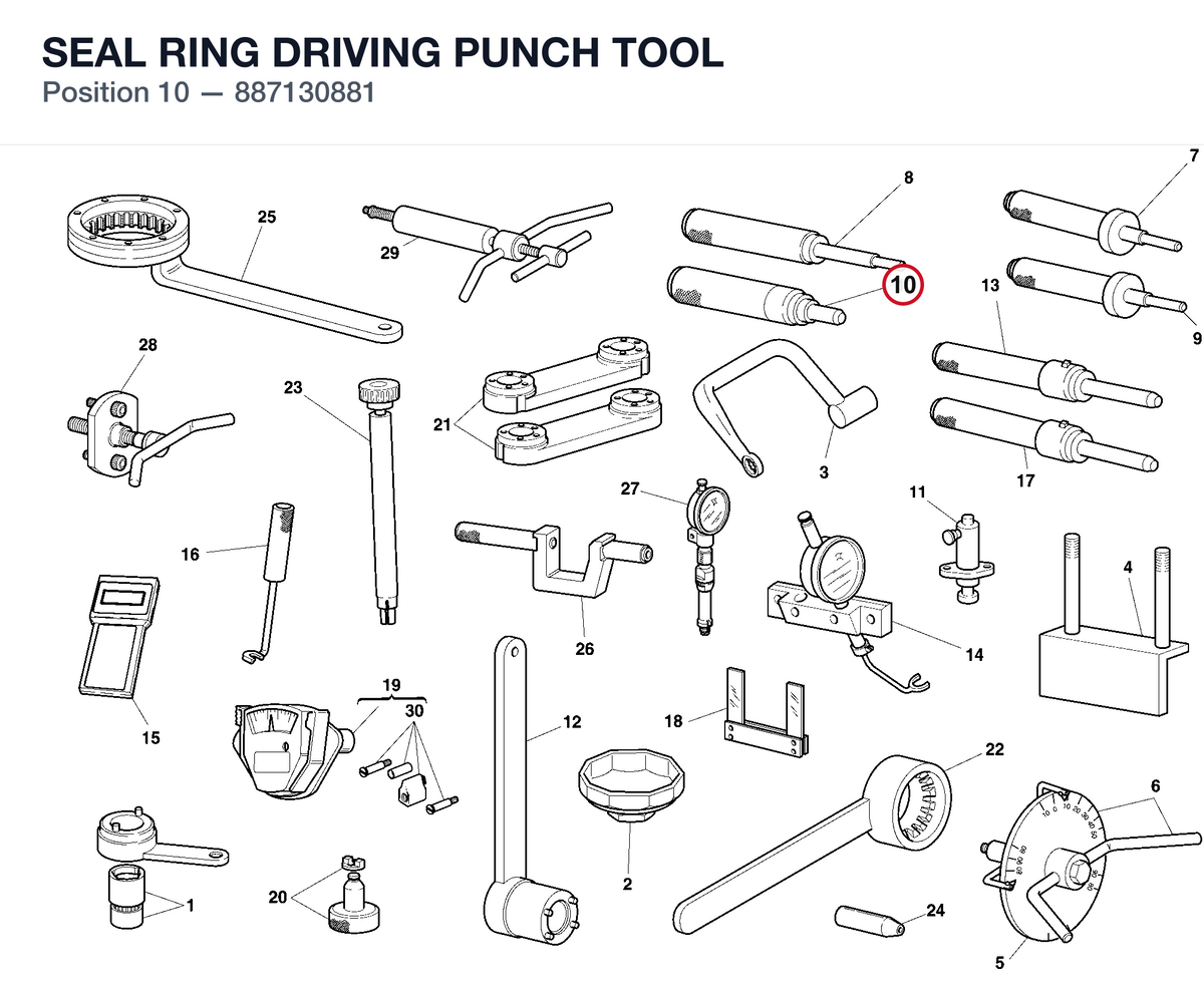 SEAL RING DRIVING PUNCH TOOL
