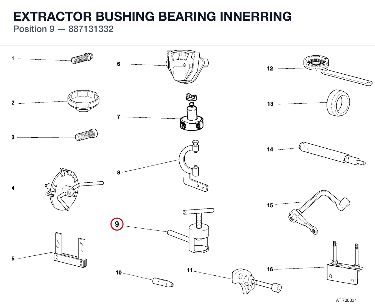 EXTRACTOR BUSHING BEARING INNERRING