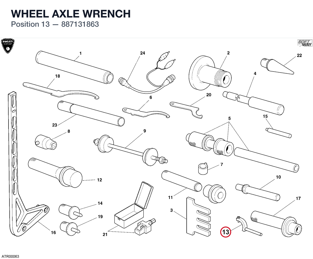 WHEEL AXLE WRENCH
