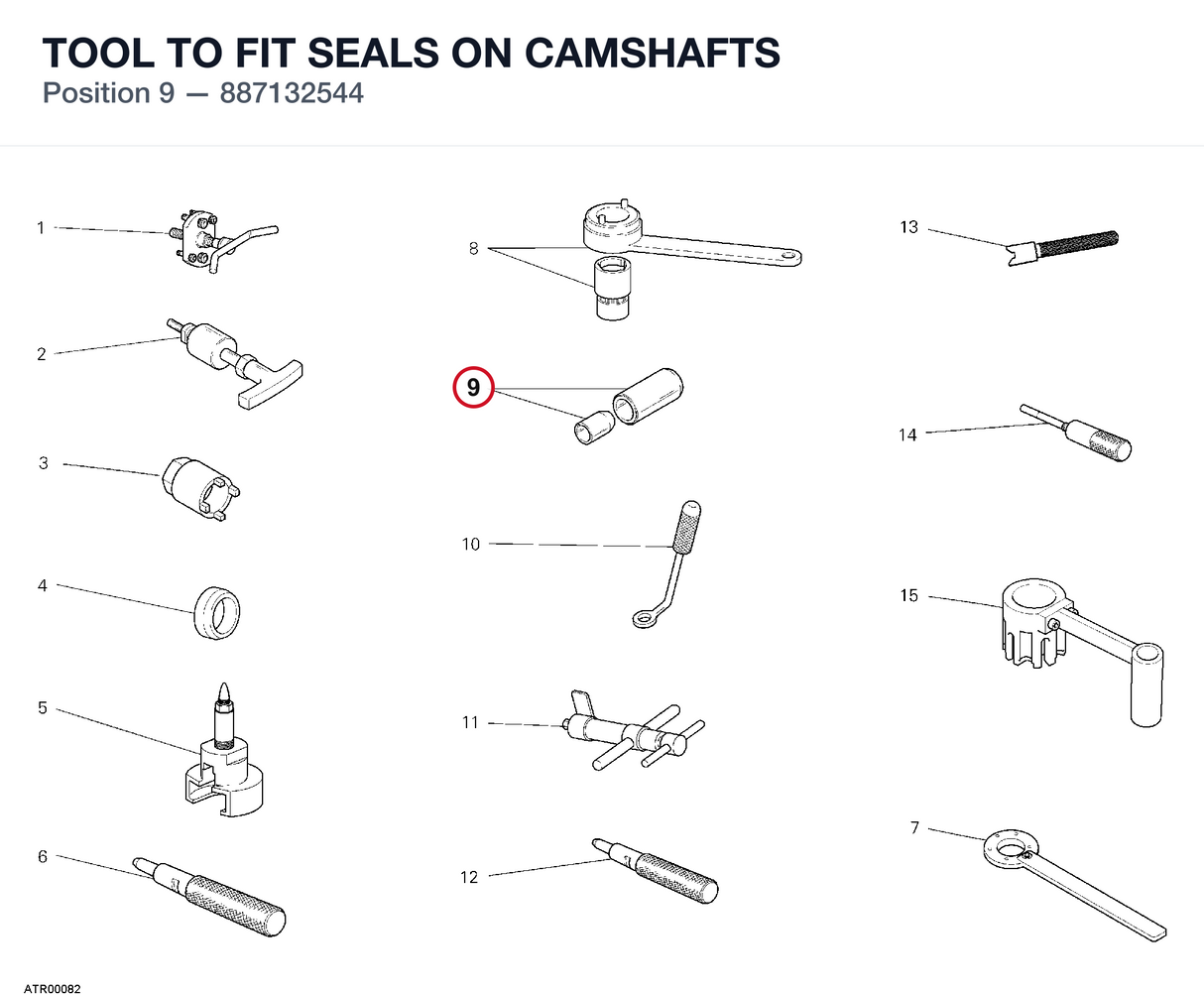 TOOL TO FIT SEALS ON CAMSHAFTS