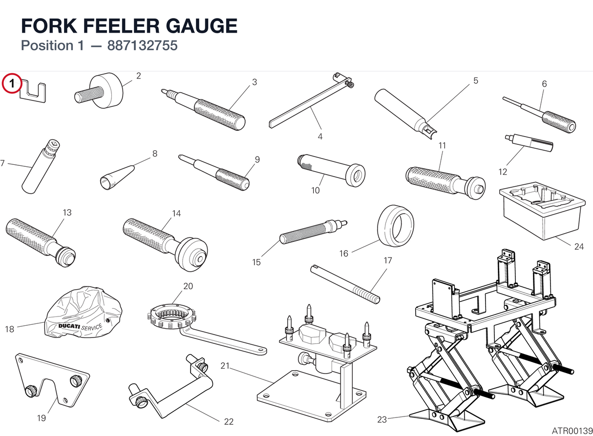 FORK FEELER GAUGE