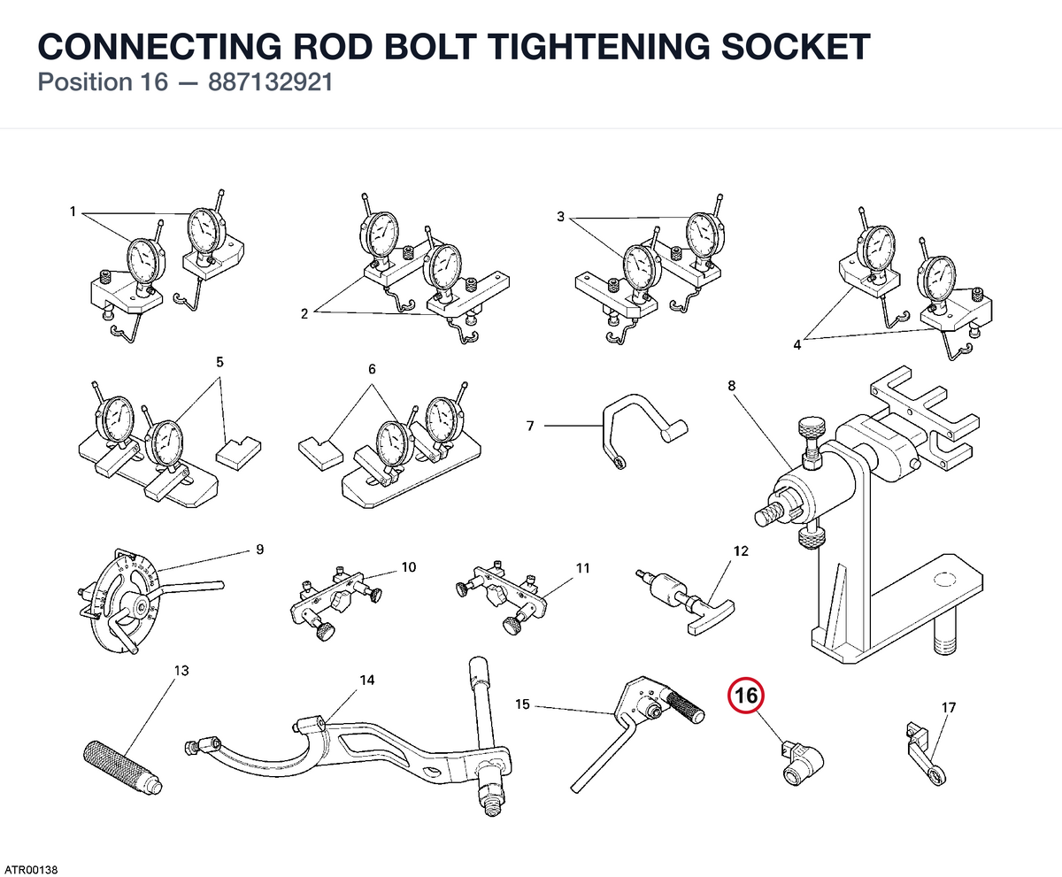 CONNECTING ROD BOLT TIGHTENING SOCKET