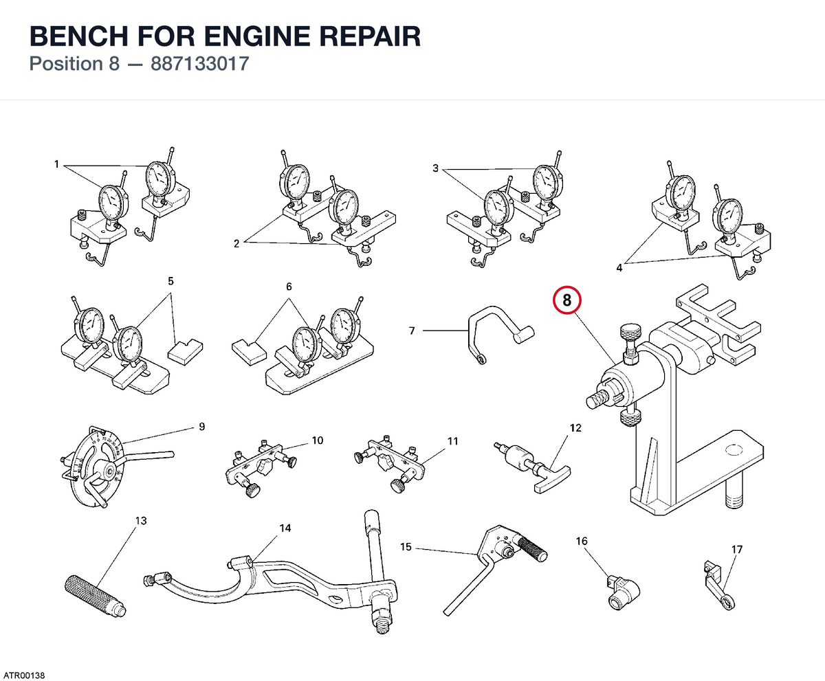 BENCH FOR ENGINE REPAIR