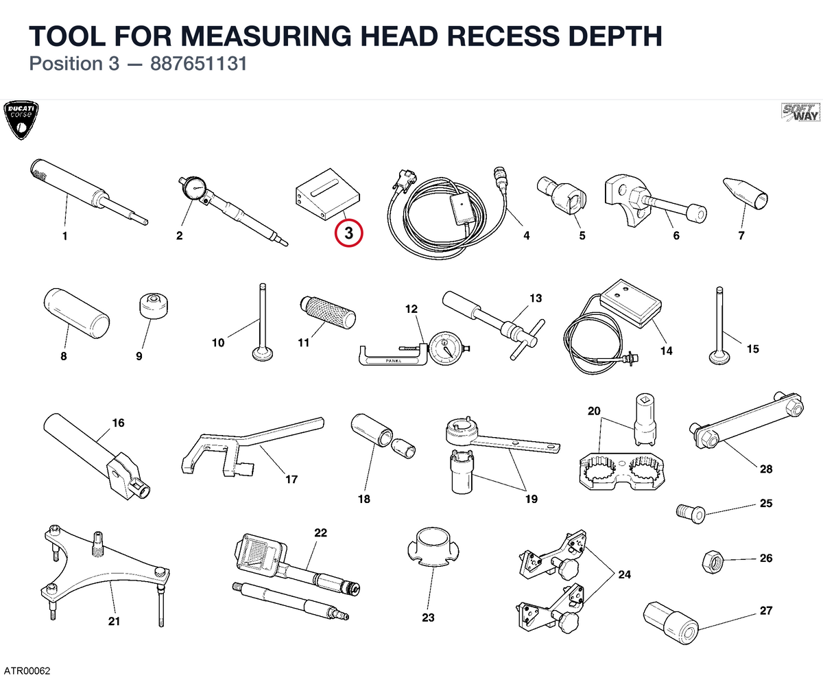 TOOL FOR MEASURING HEAD RECESS DEPTH