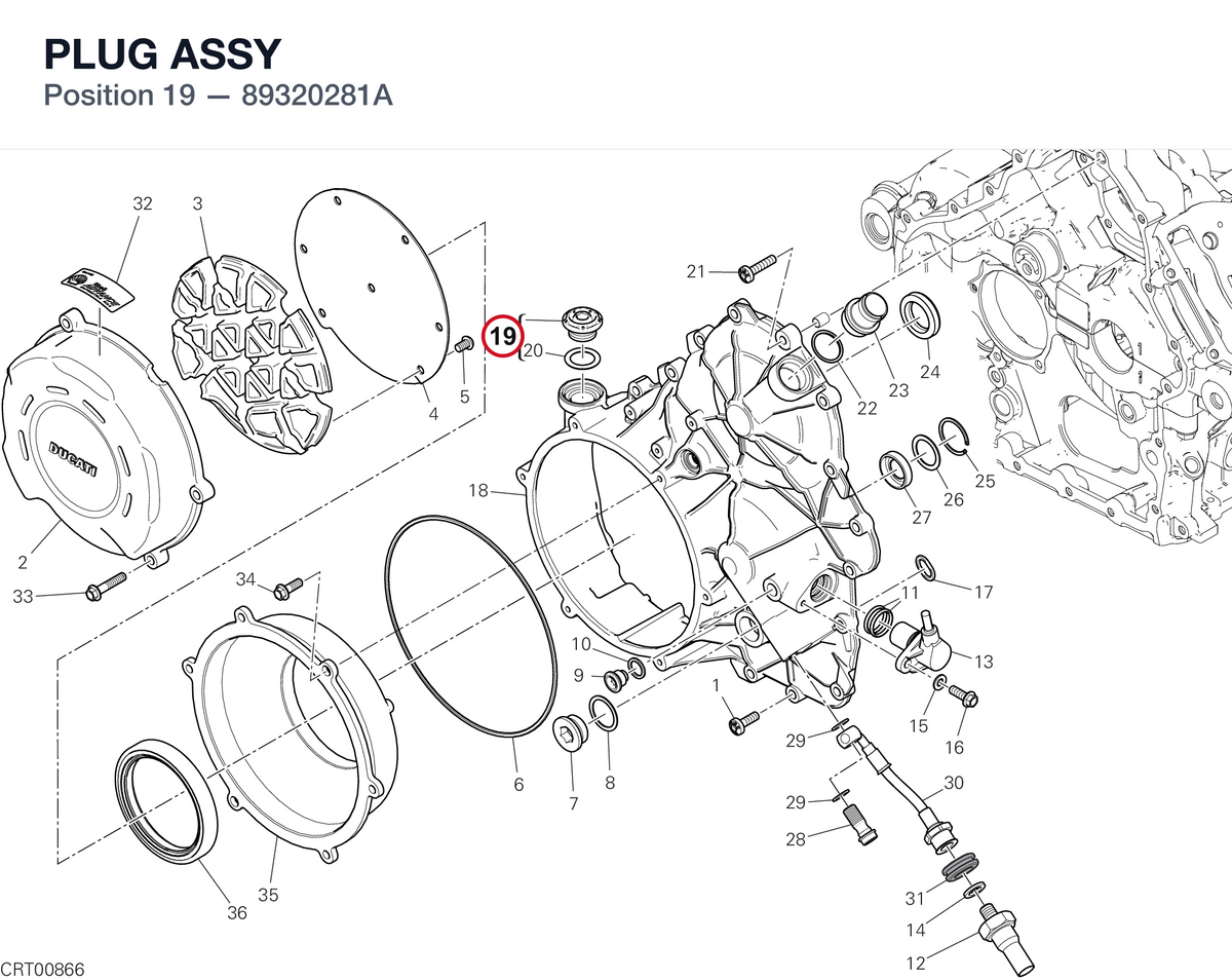 PLUG ASSY 89320281A diagram position