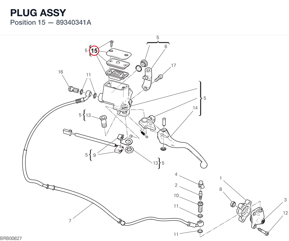 PLUG ASSY 89340341A diagram position