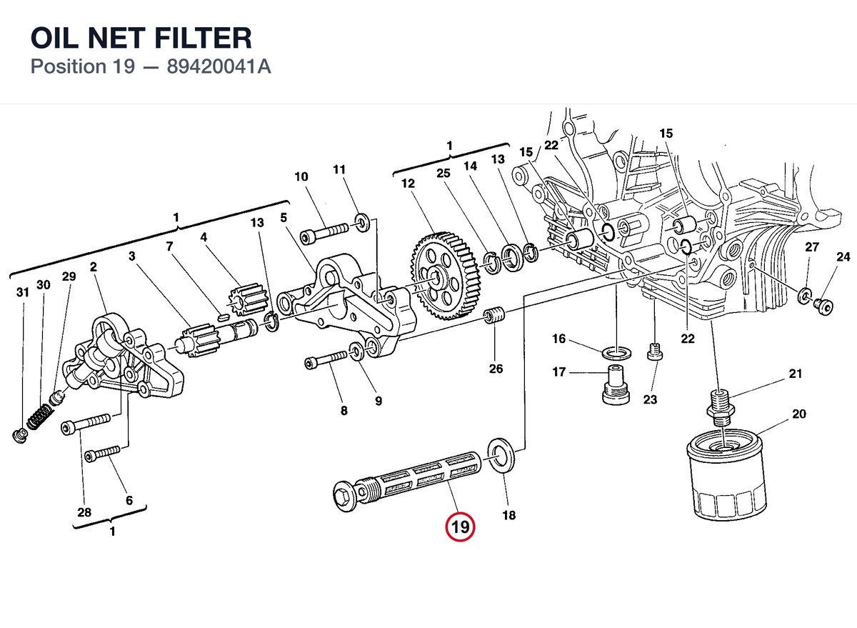 OIL NET FILTER