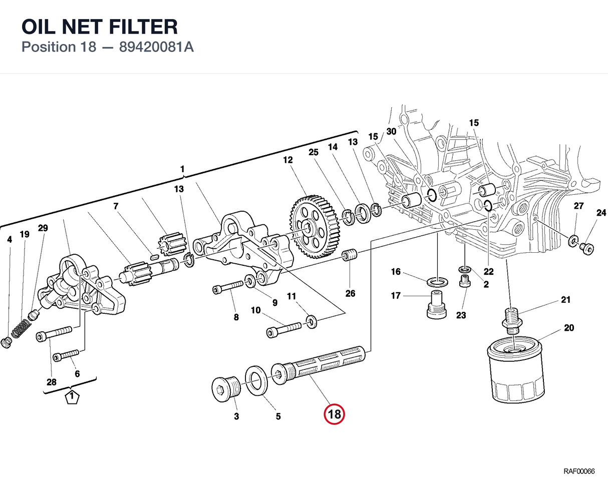 OIL NET FILTER