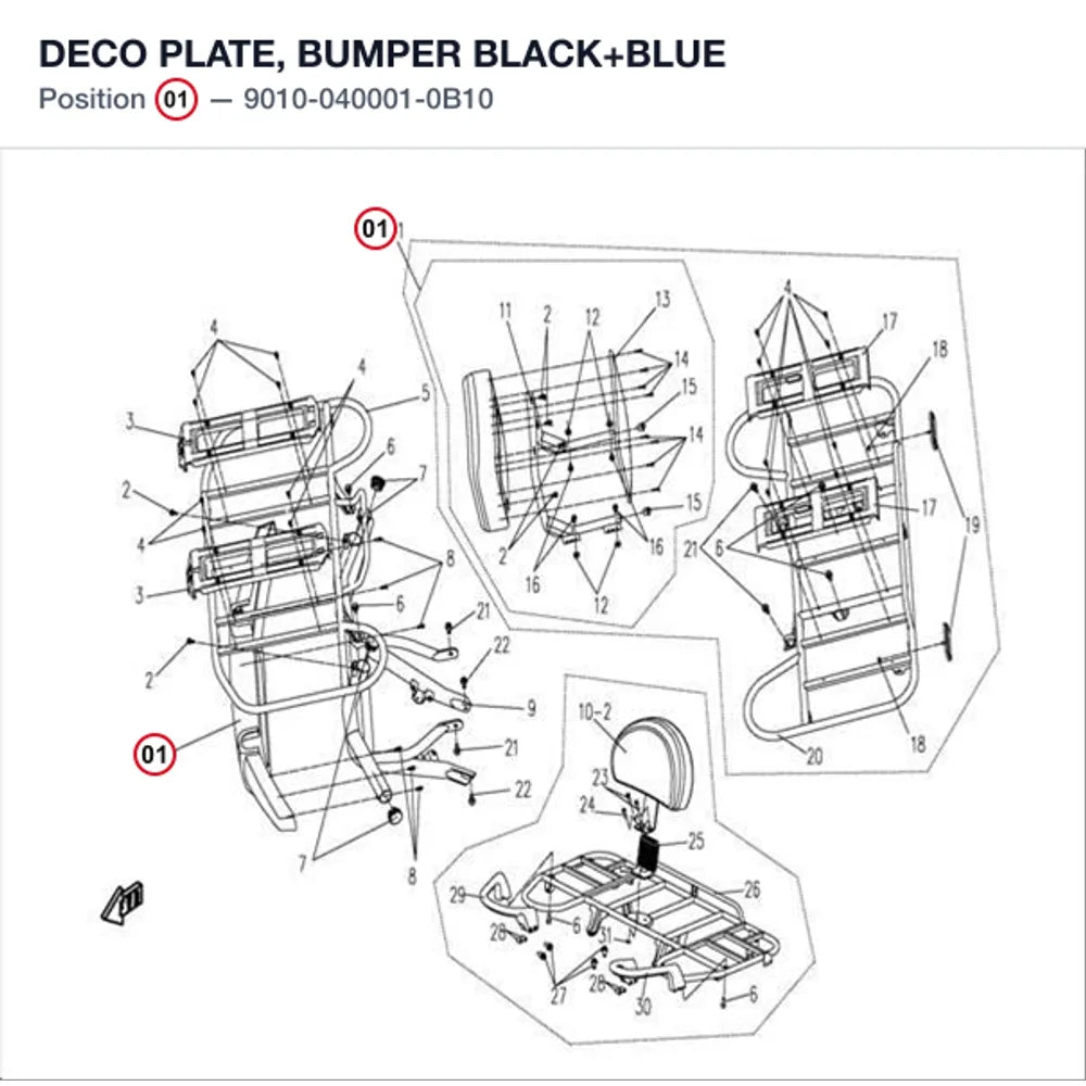 DECO PLATE, BUMPER product image