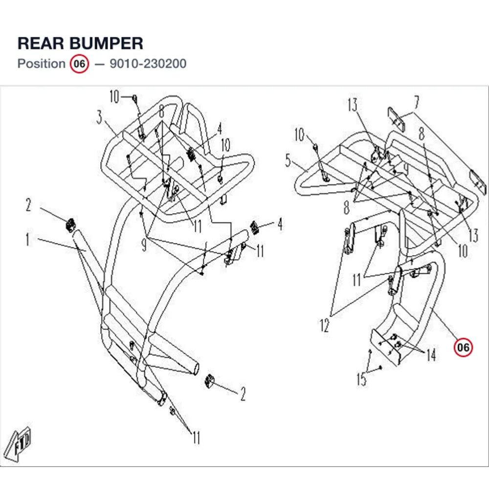 REAR BUMPER product image