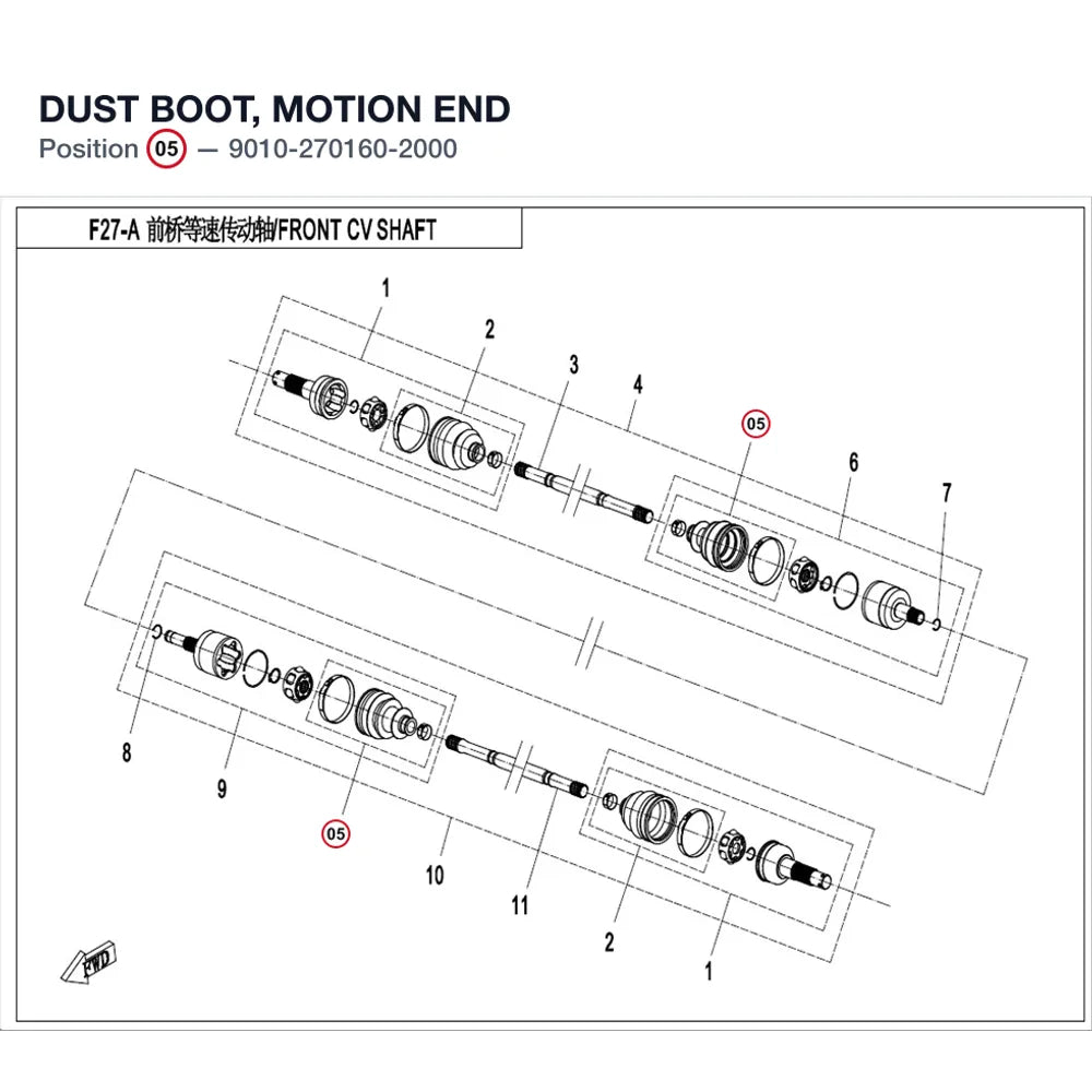 DUST BOOT, MOTION END product image