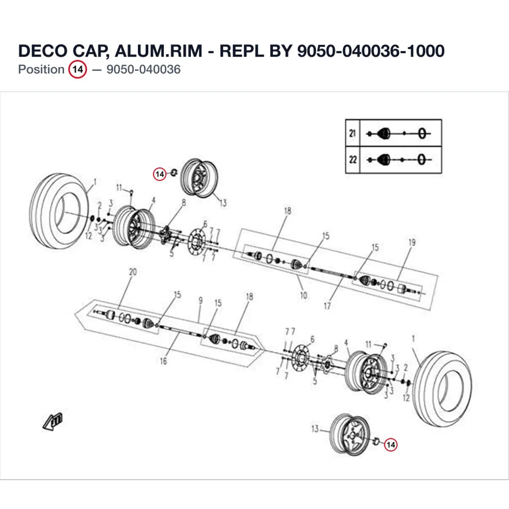 DECO CAP, ALUM.RIM - REPL BY 9050-040036-1000 product image