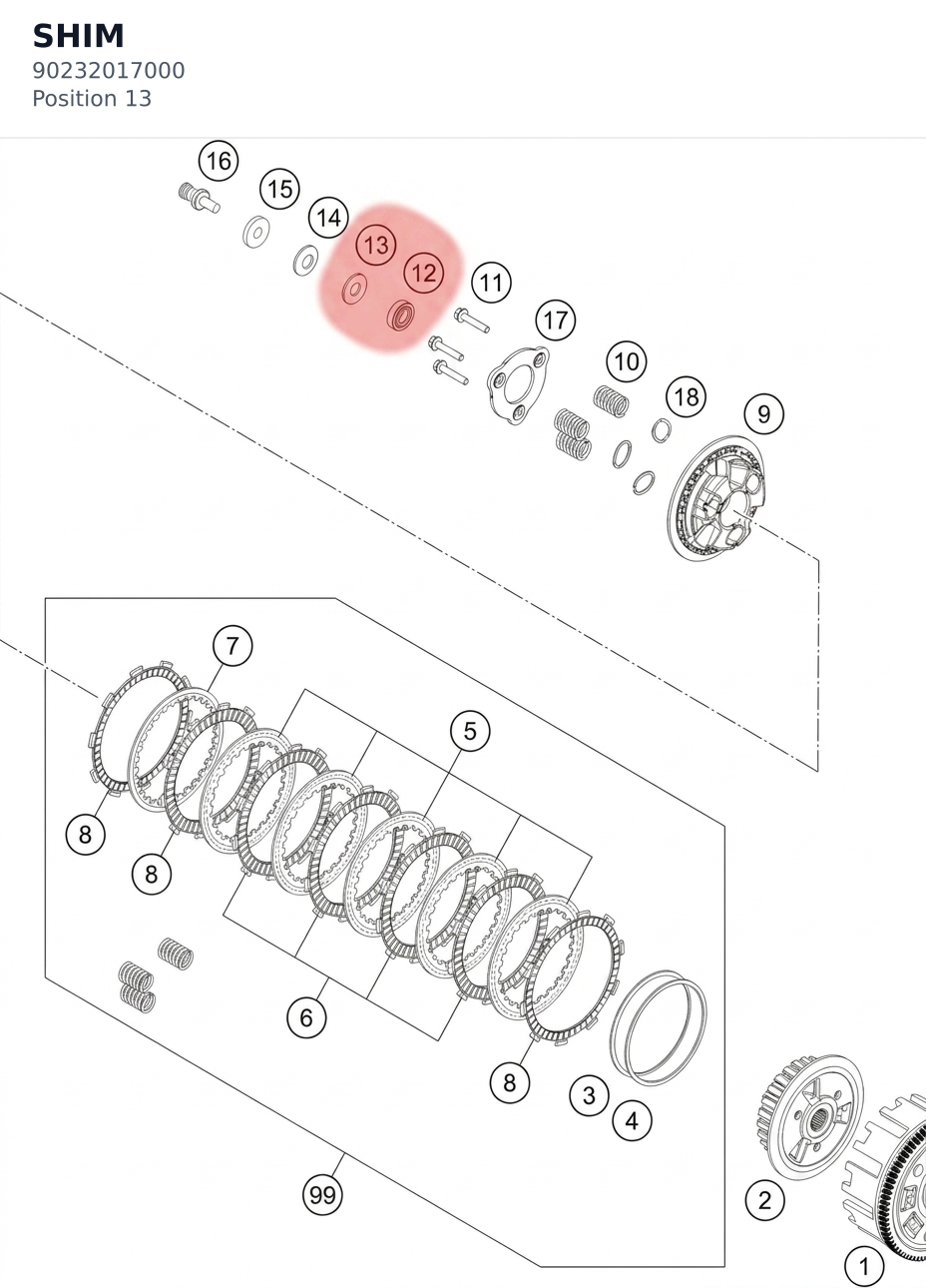 Diagram preview: SHIM (90232017000)