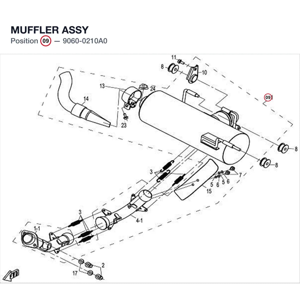 MUFFLER ASSY product image