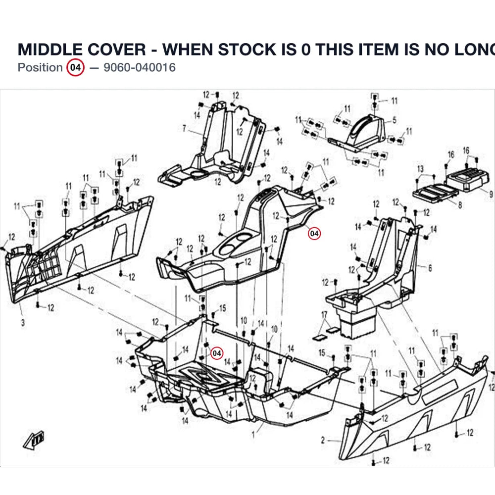 MIDDLE COVER - WHEN STOCK IS 0 THIS ITEM IS NO LONGER AVAILABLE product image