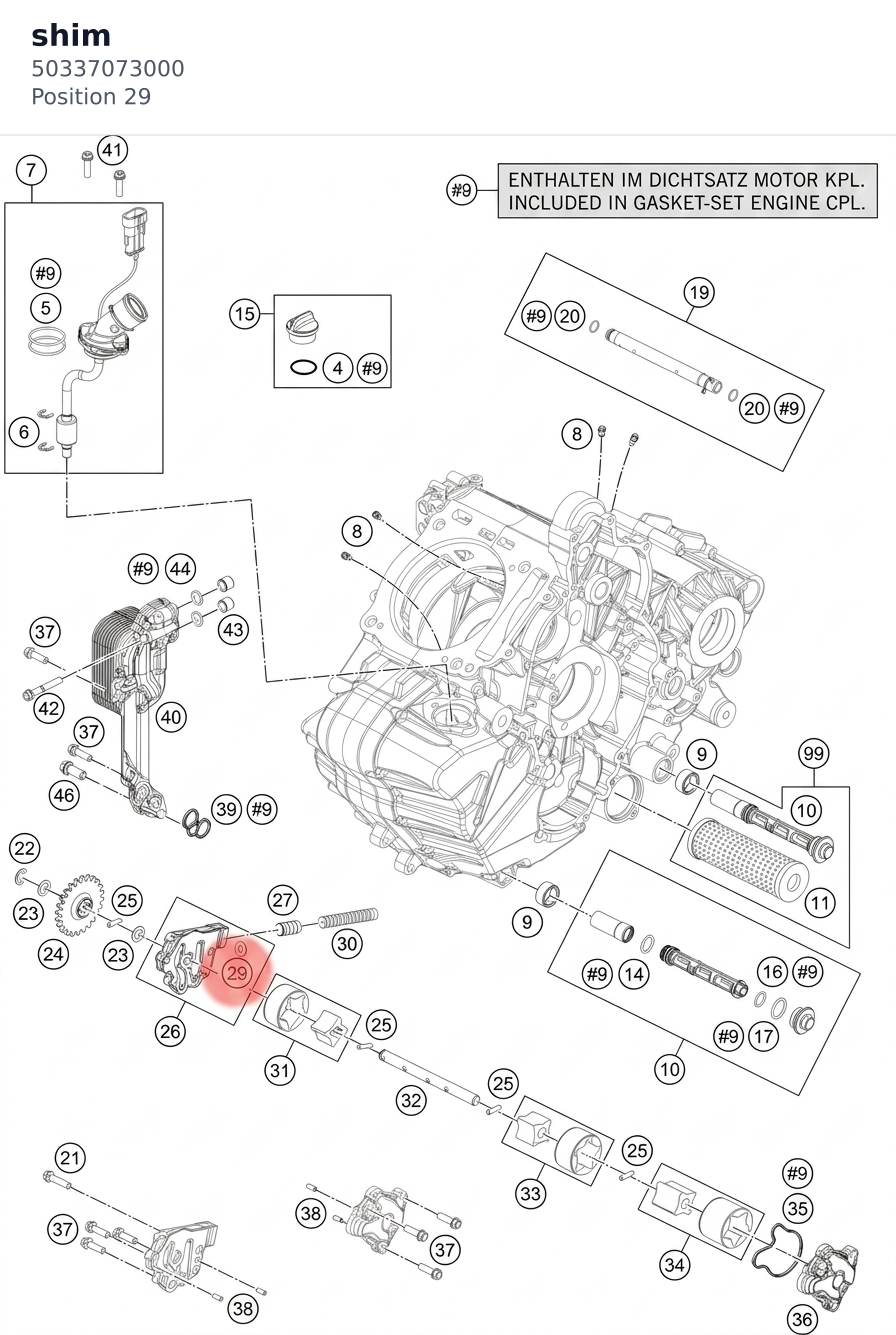 Diagram preview: shim (50337073000)