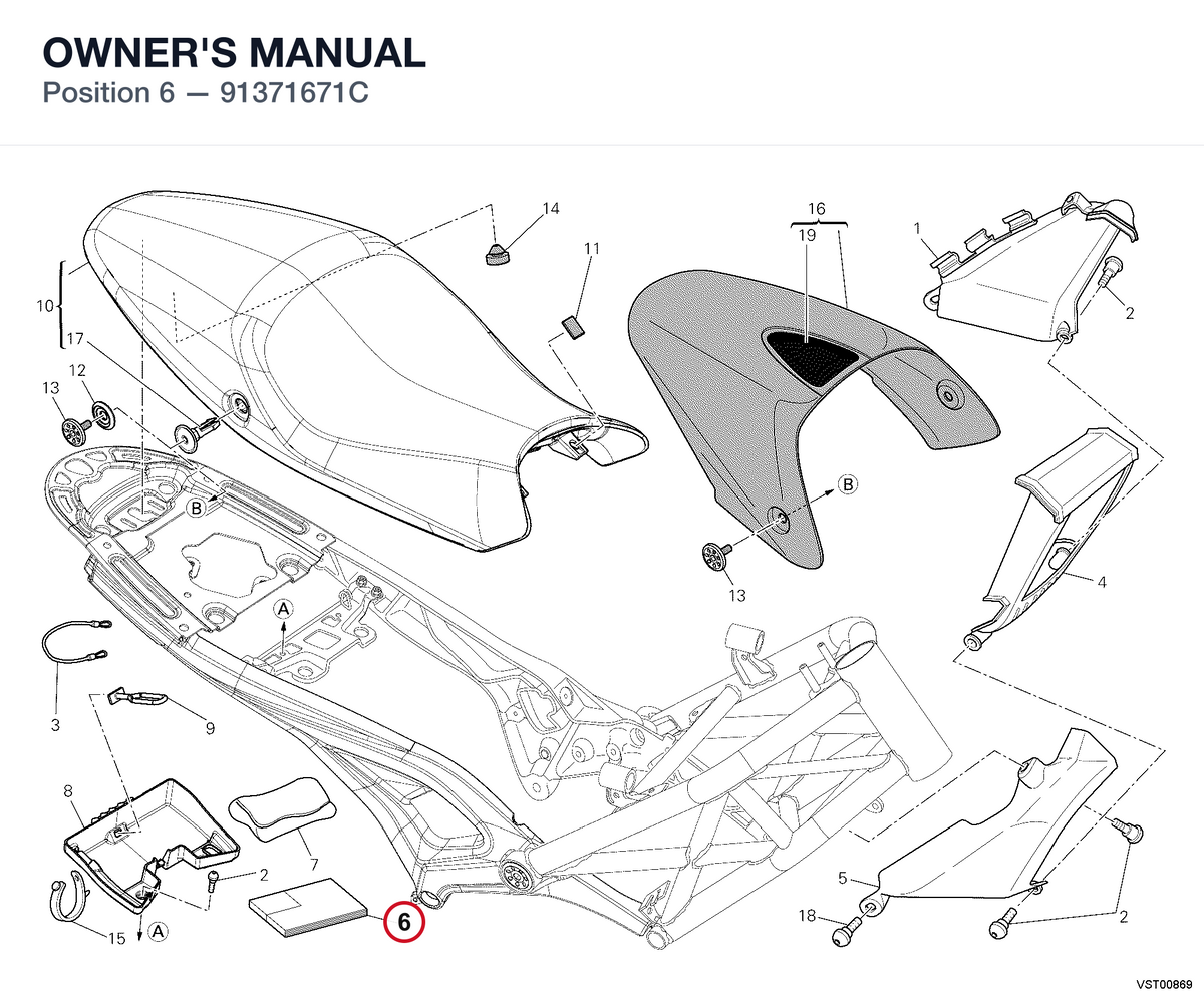 OWNER'S MANUAL 91371671C diagram position
