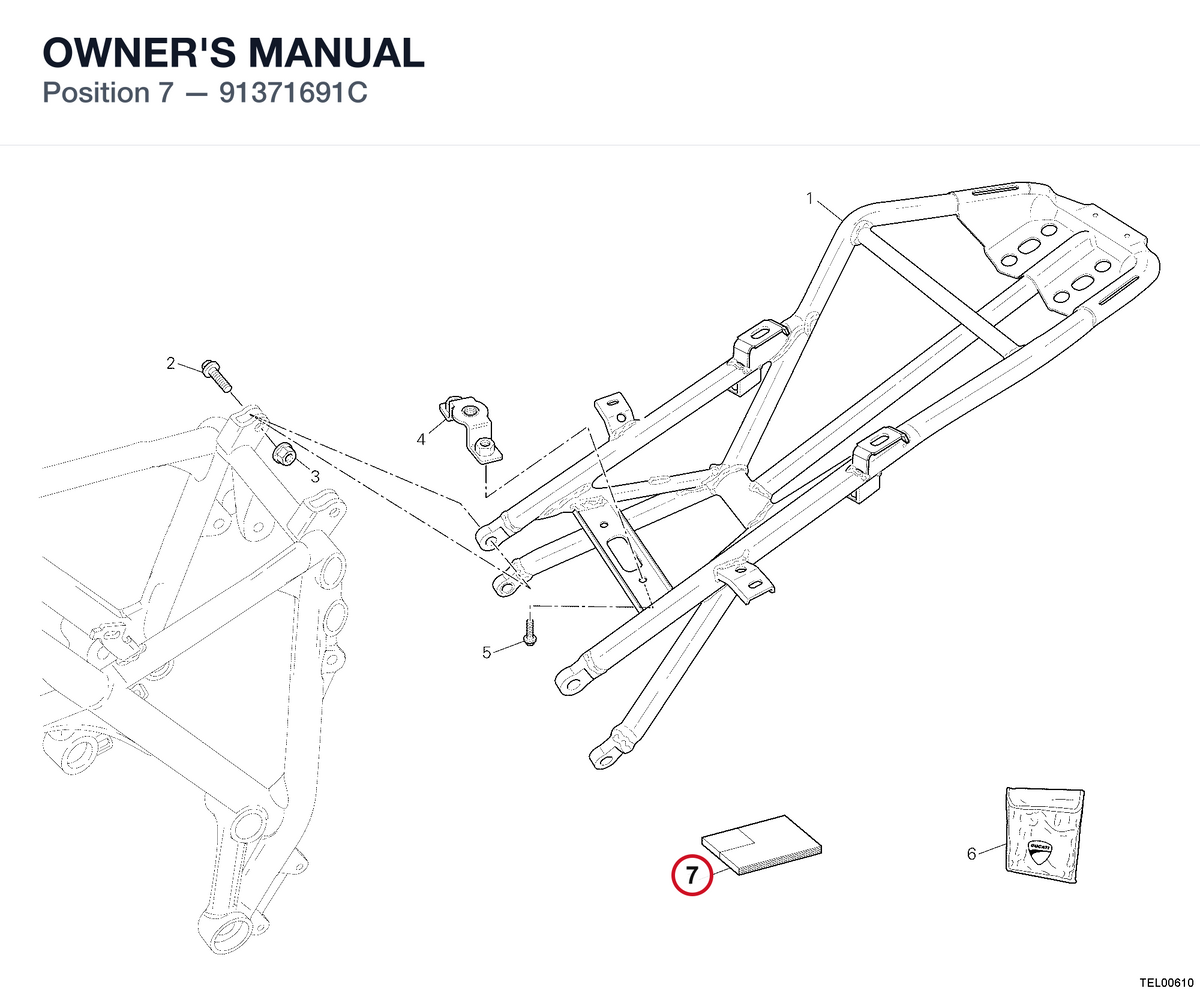 OWNER'S MANUAL 91371691C diagram position