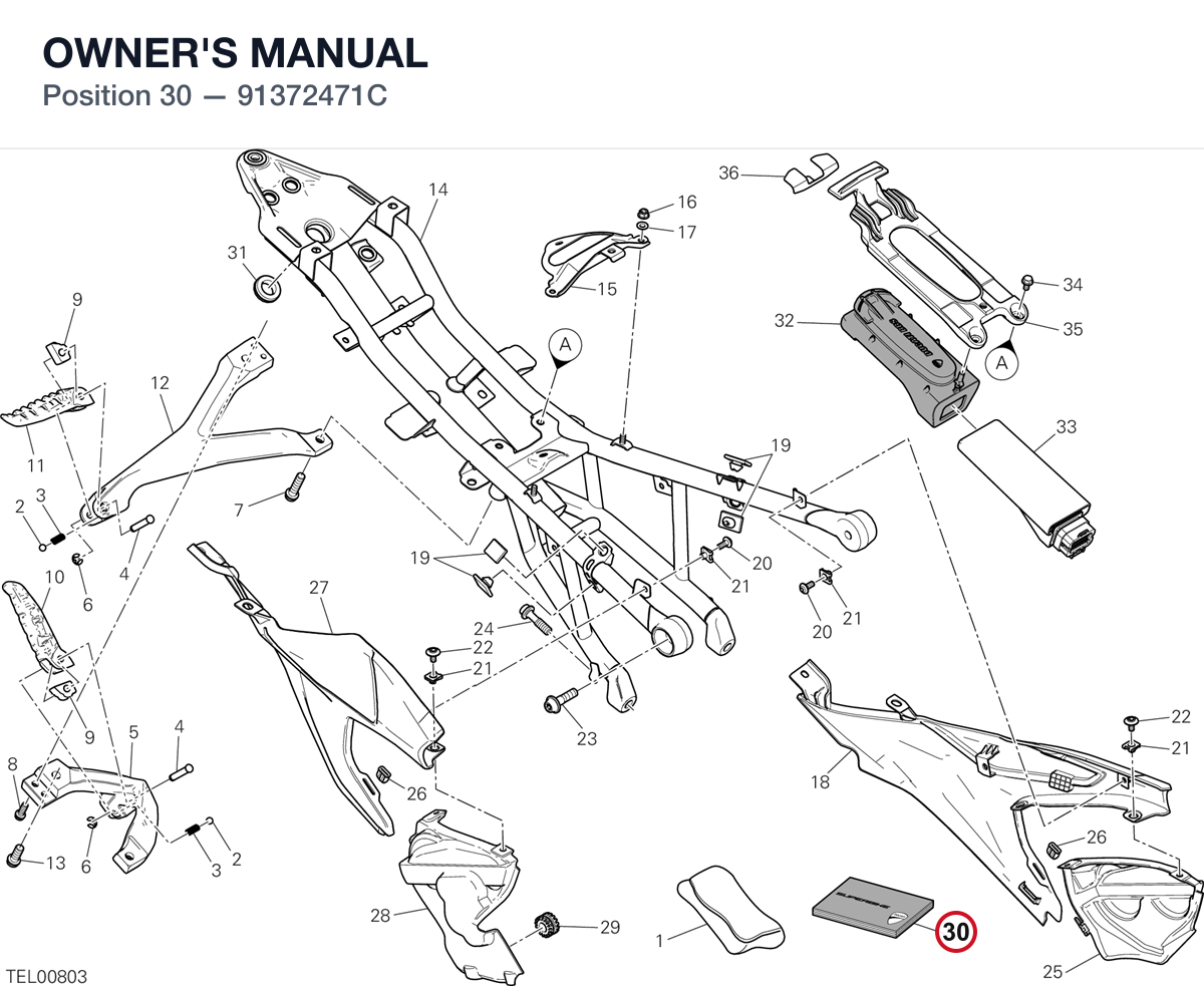 OWNER'S MANUAL 91372471C diagram position