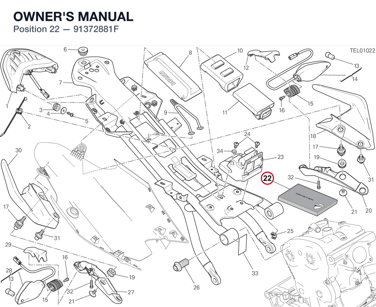 OWNER'S MANUAL 91372881F diagram position