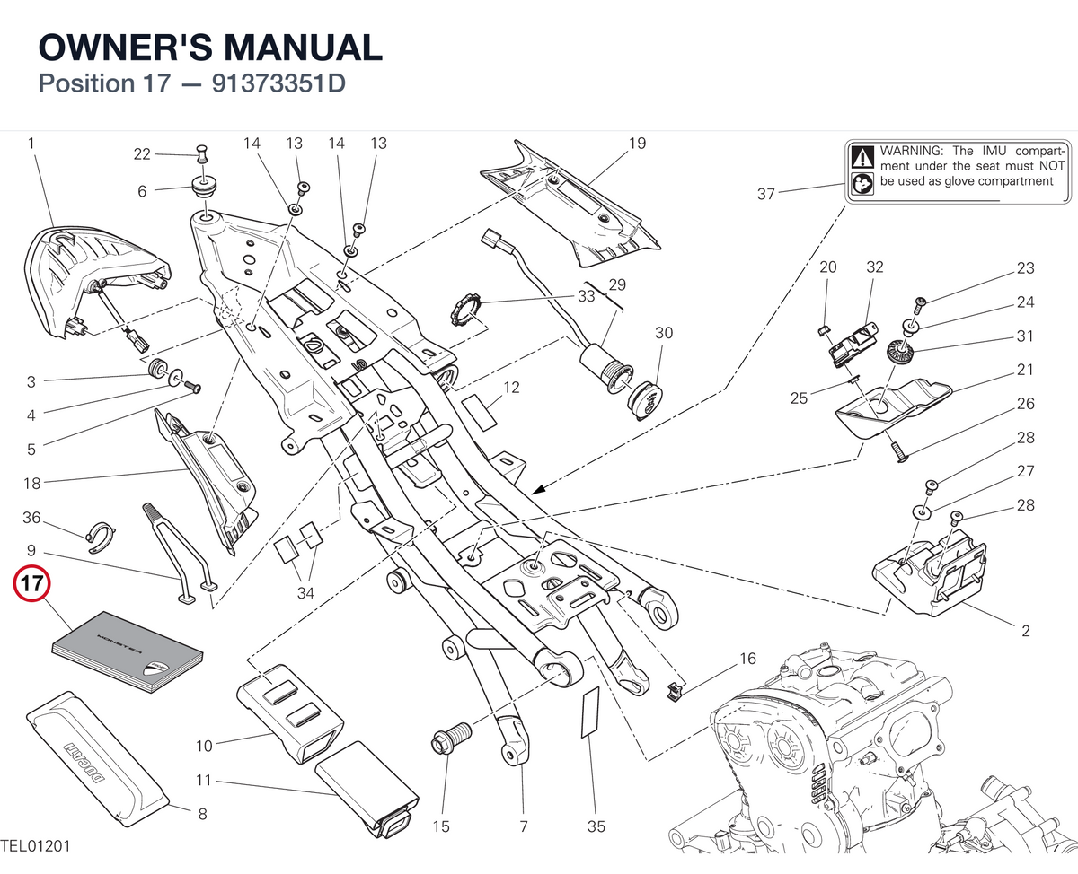 OWNER'S MANUAL 91373351D diagram position