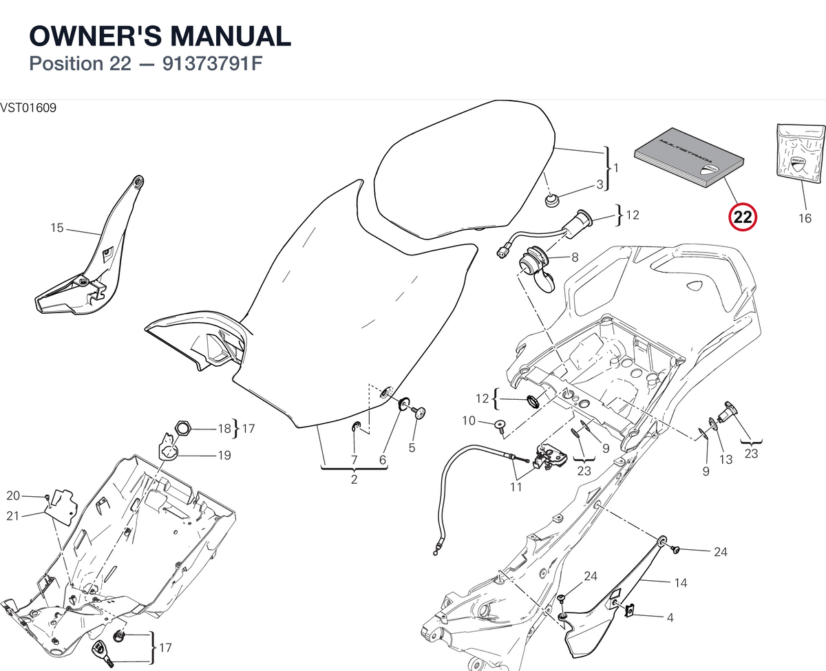 OWNER'S MANUAL 91373791F diagram position