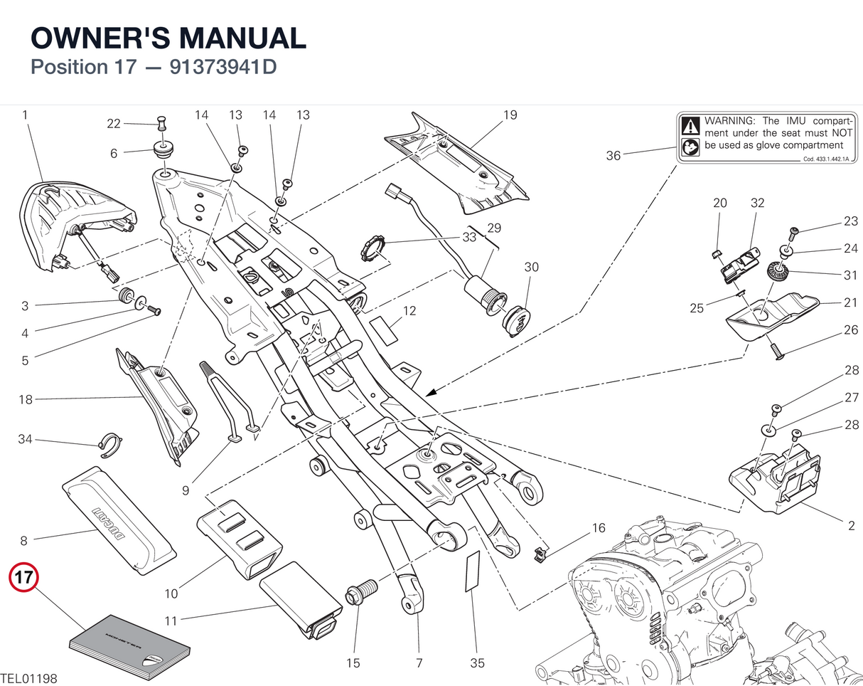 OWNER'S MANUAL 91373941D diagram position