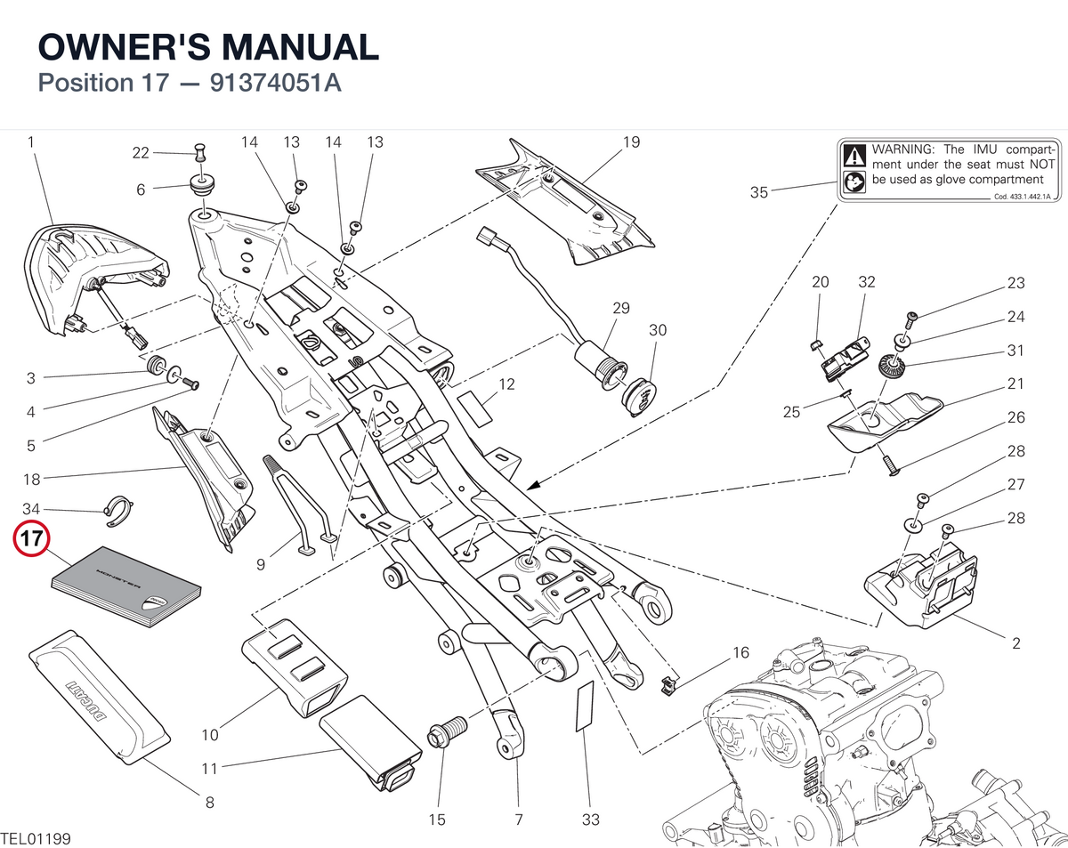 OWNER'S MANUAL 91374051A diagram position
