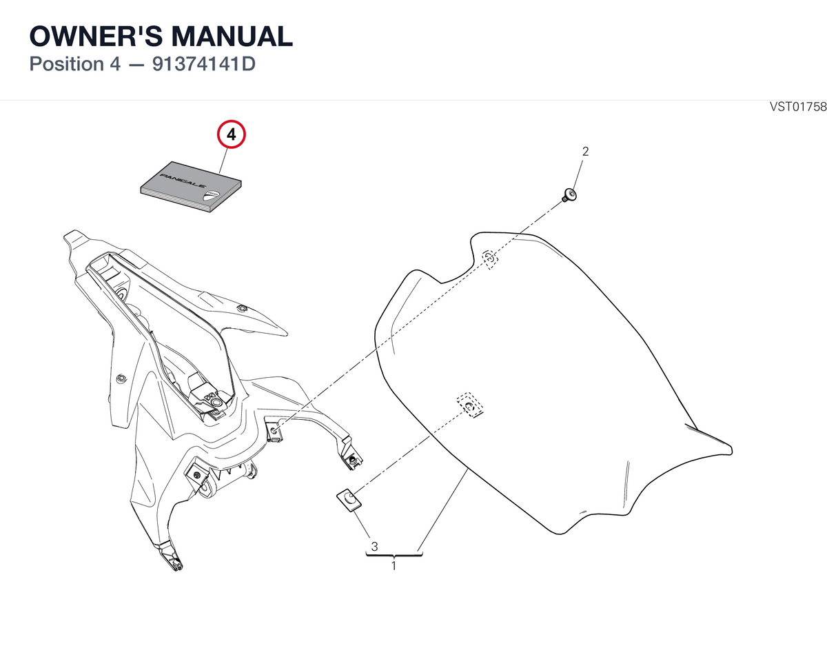 OWNER'S MANUAL 91374141D diagram position