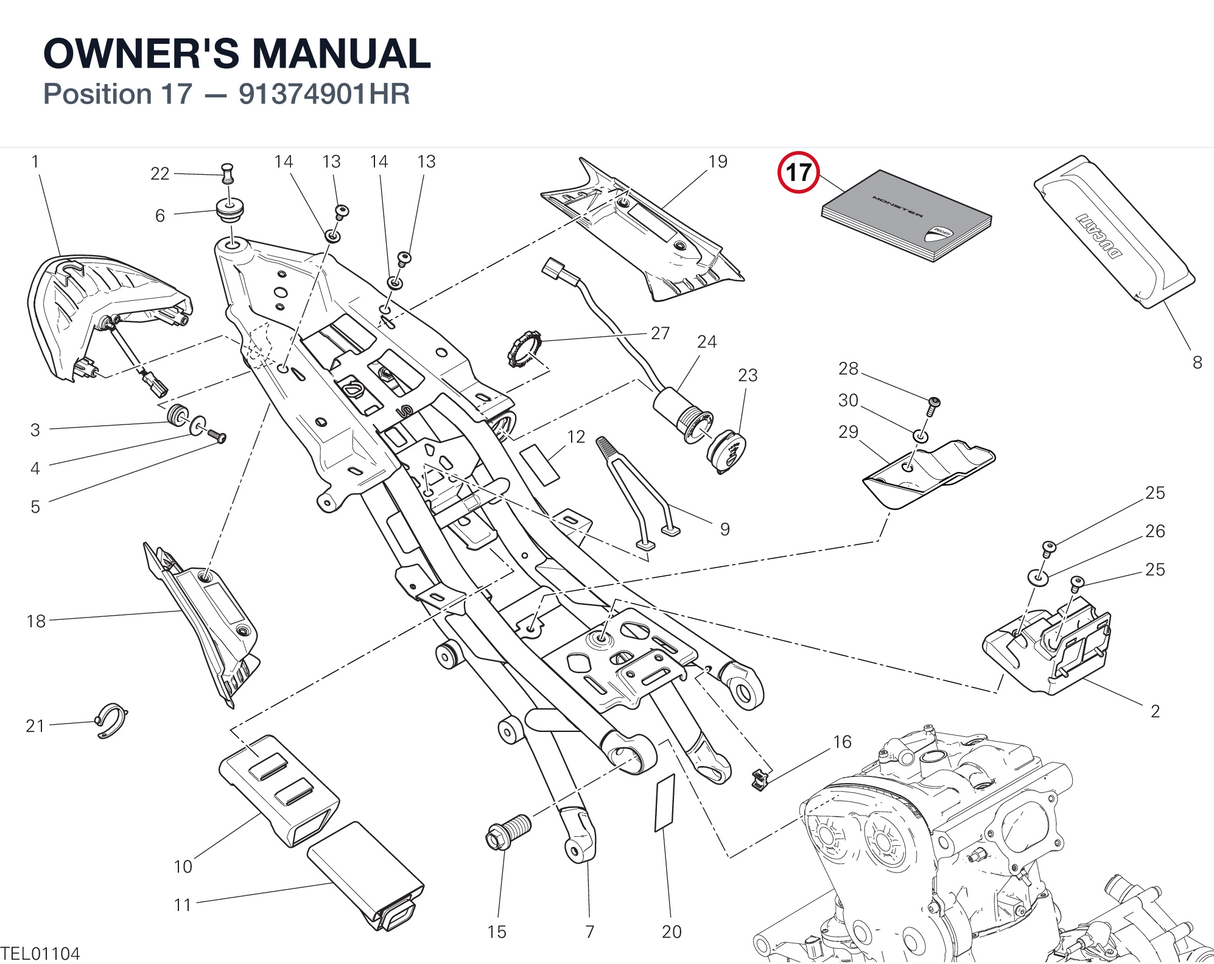 OWNER'S MANUAL 91374901HR diagram position