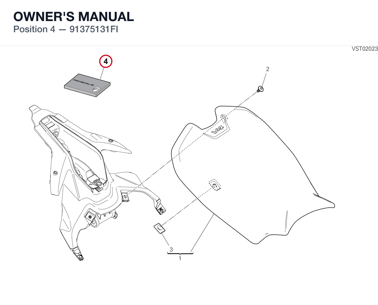 OWNER'S MANUAL 91375131FI diagram position