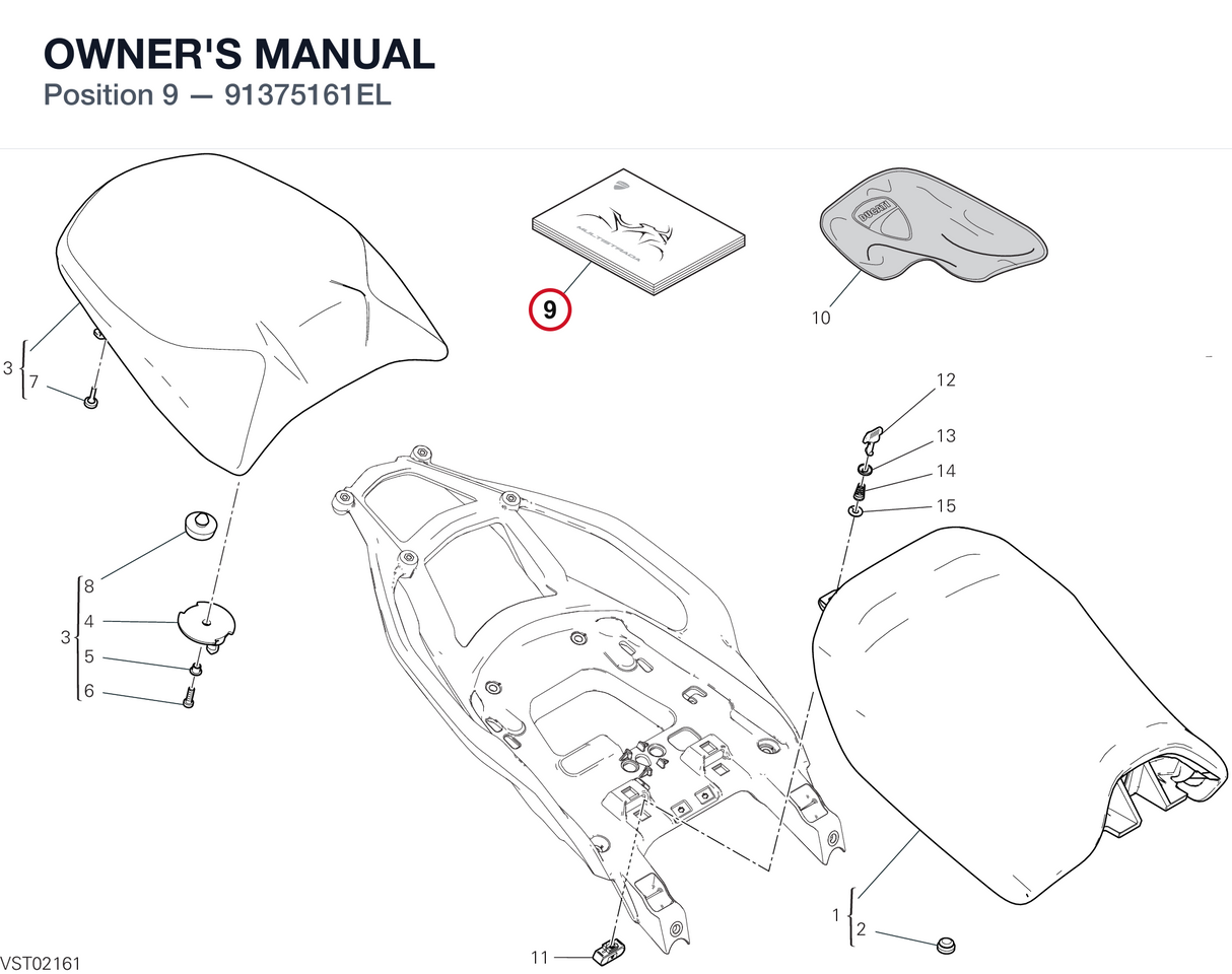 OWNER'S MANUAL 91375161EL diagram position