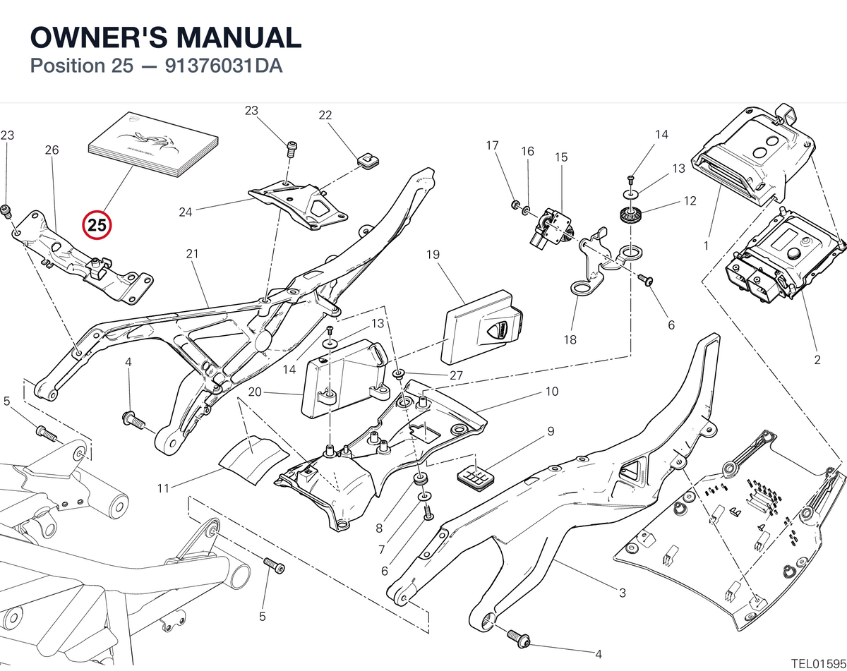 OWNER'S MANUAL 91376031DA diagram position