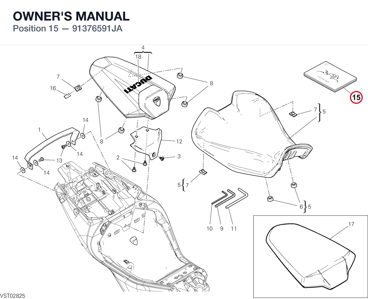 OWNER'S MANUAL 91376591JA diagram position