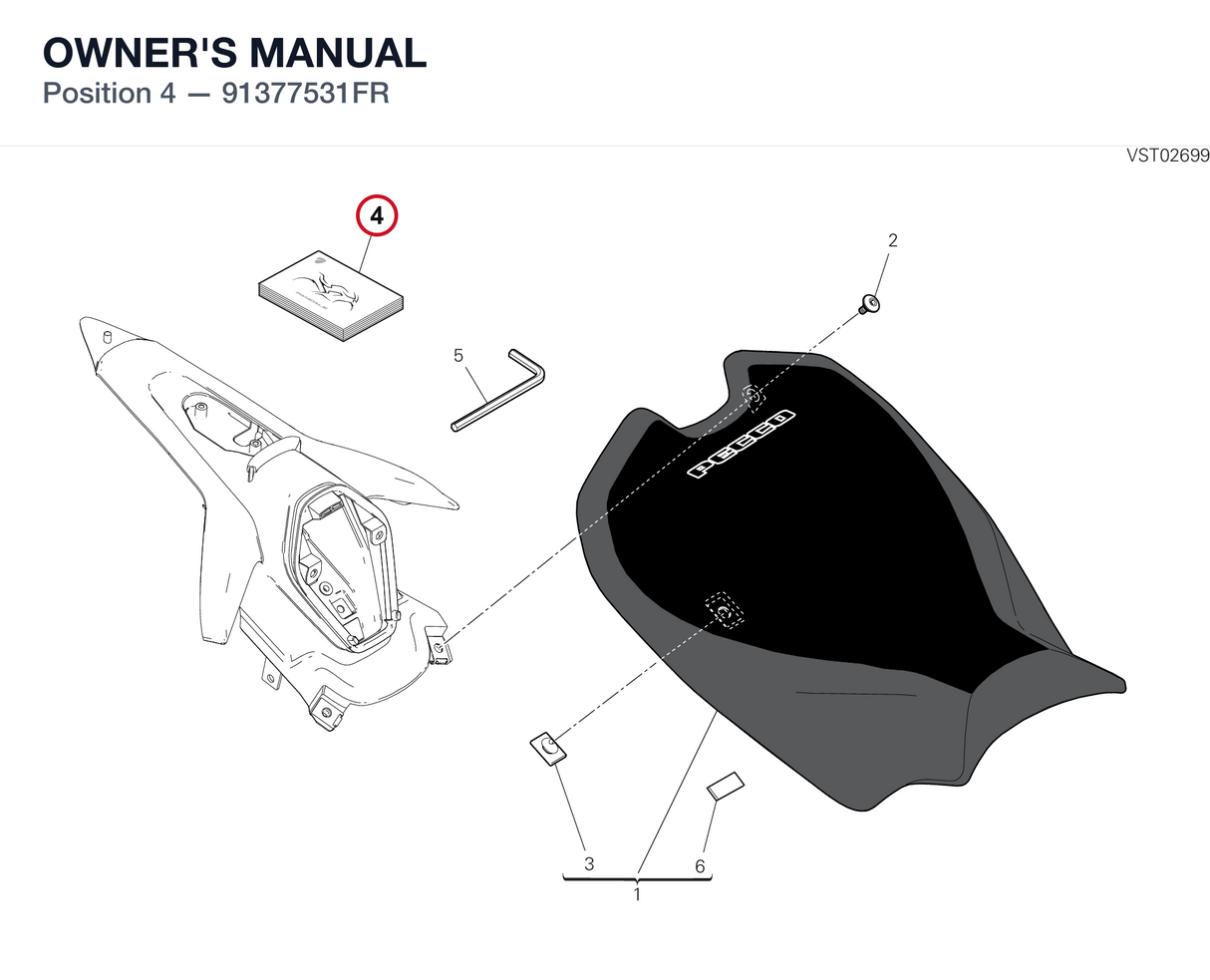 OWNER'S MANUAL 91377531FR diagram position