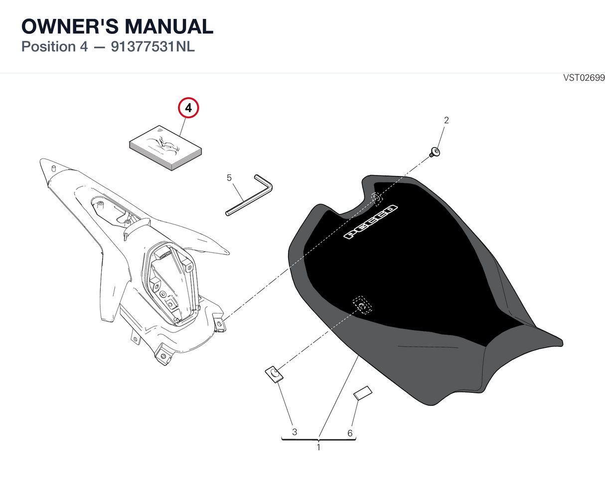OWNER'S MANUAL 91377531NL diagram position
