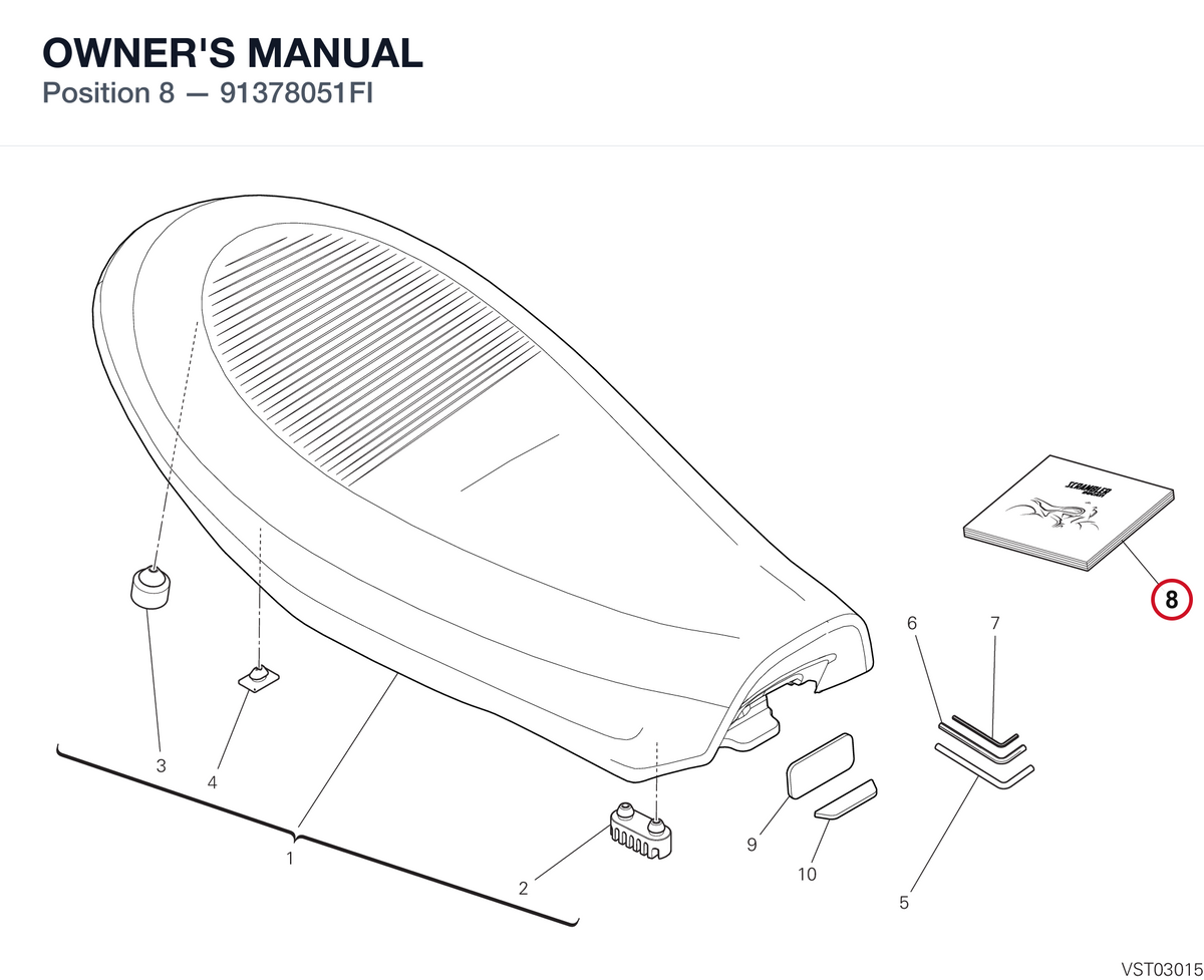 OWNER'S MANUAL 91378051FI diagram position