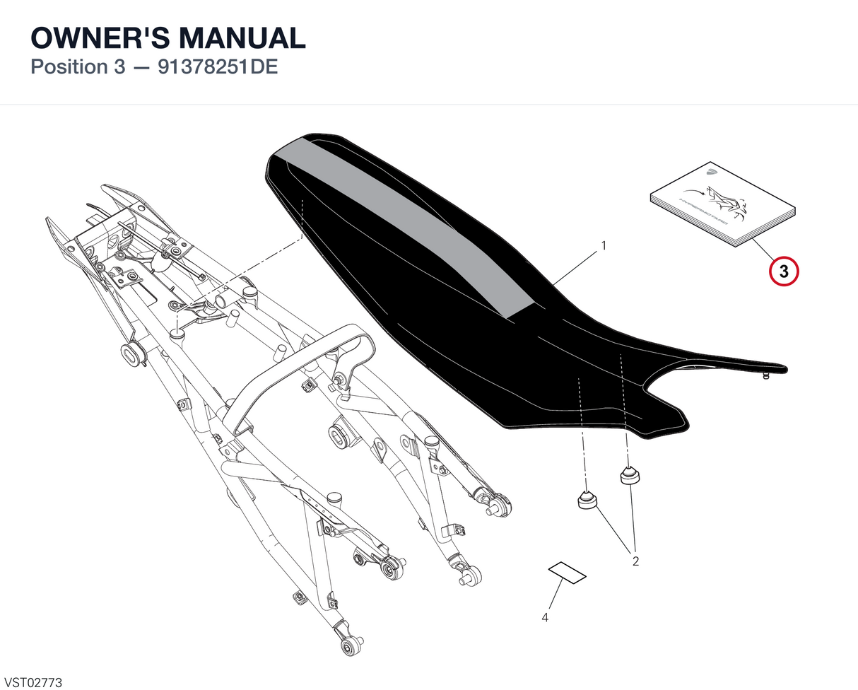 OWNER'S MANUAL 91378251DE diagram position