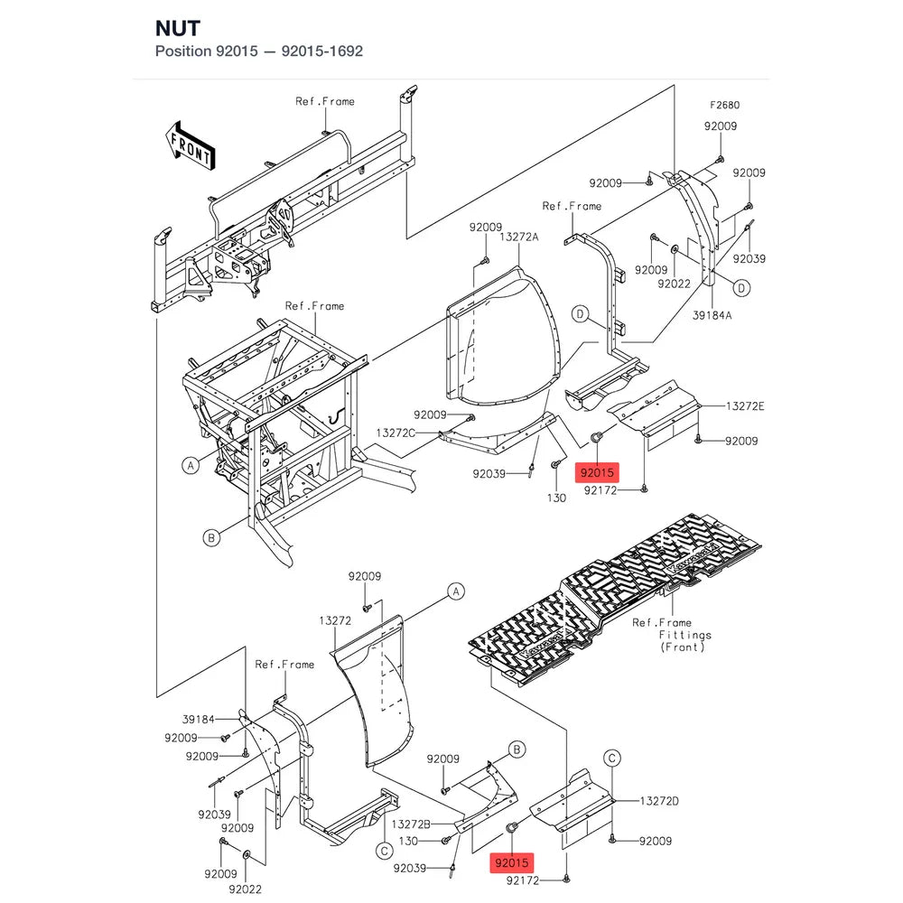 Kawasaki OEM – NUT product image