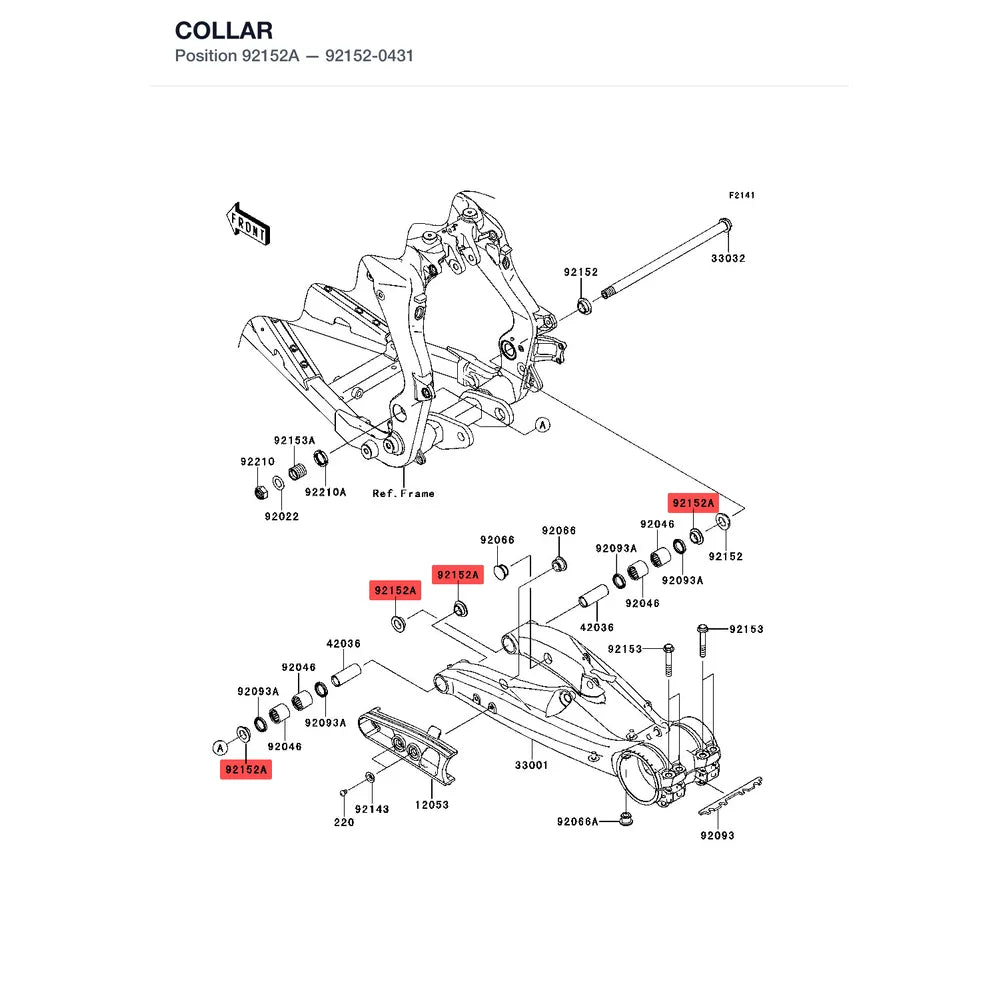 Kawasaki OEM – COLLAR product image