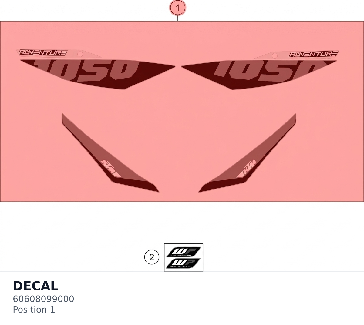 Diagram preview: DECAL (60608099000)